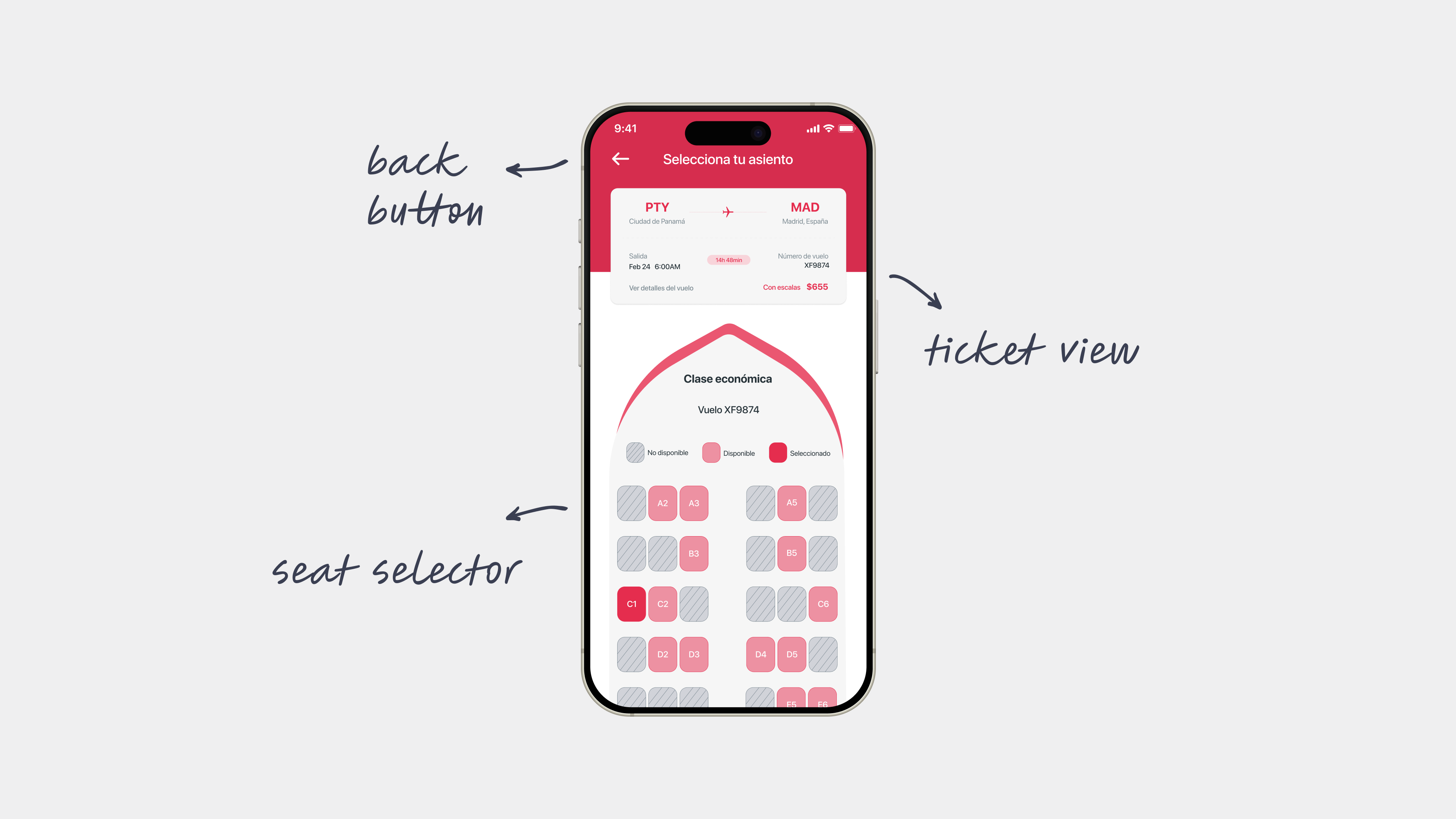 Flight Booking App - Cloudy - Additional view