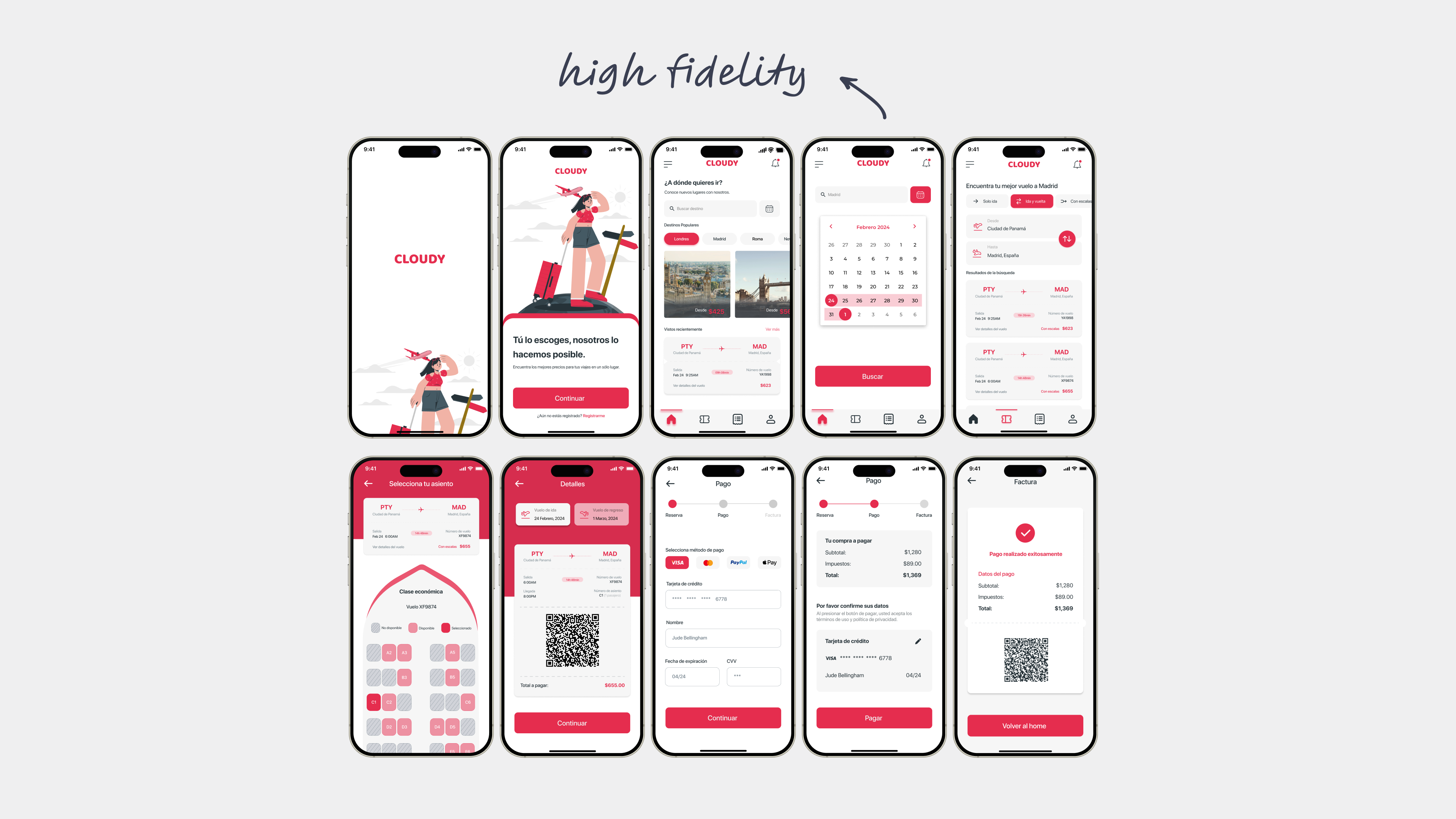 Flight Booking App - Cloudy - Additional view 3